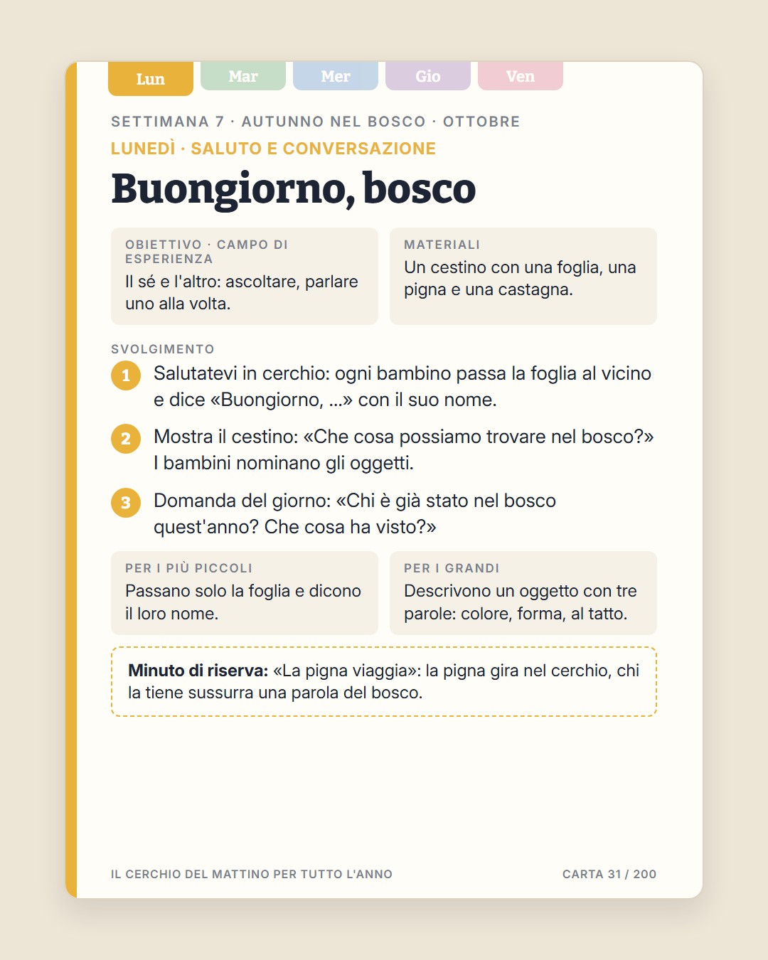 Cerchio del Mattino · 1